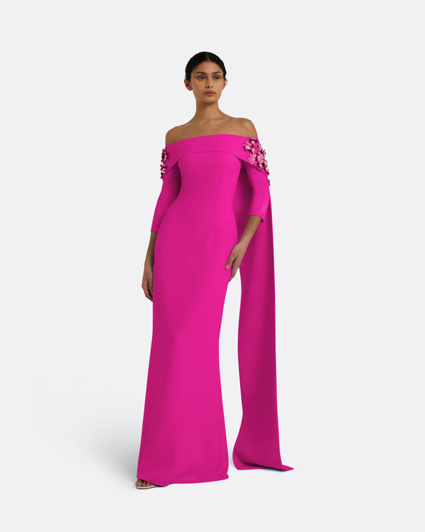 safiyaa Bellara Wild Strawberry Harness With Soshin Dress