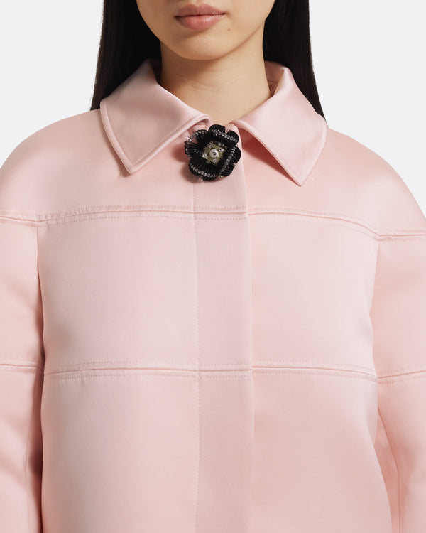 Safiyaa Mirai Jackets In Lotus Bloom With Black Pearl