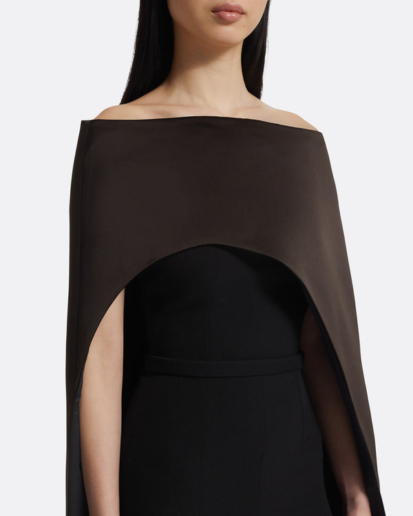 Safiyaa Myrine Jumpsuit & Maddox Harness In Peat Brown