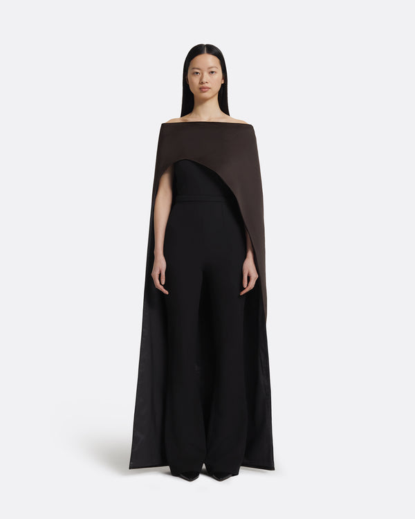 safiyaa Myrine Jumpsuit & Maddox Harness in Peat Brown