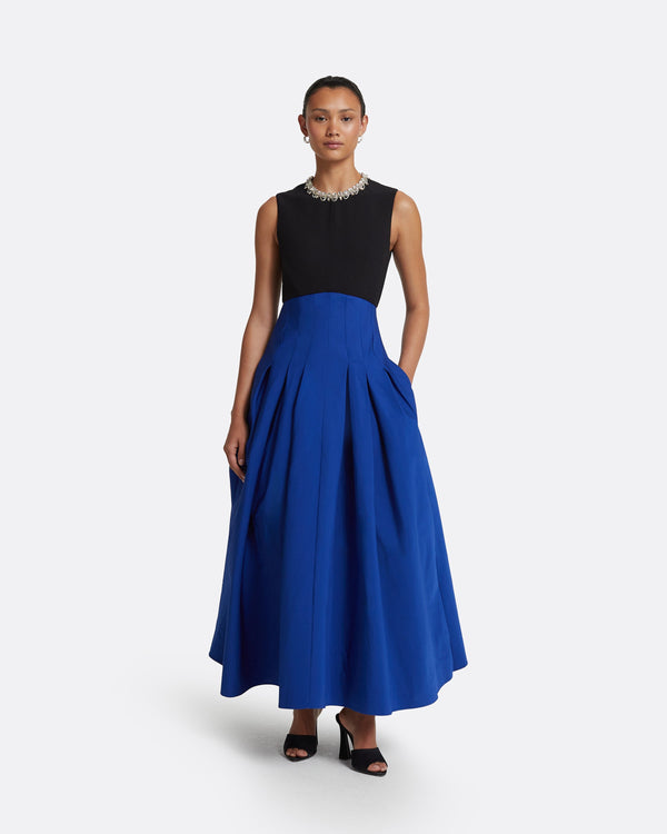 safiyaa Raffie Embroidered Marrakech & Black Long Dress