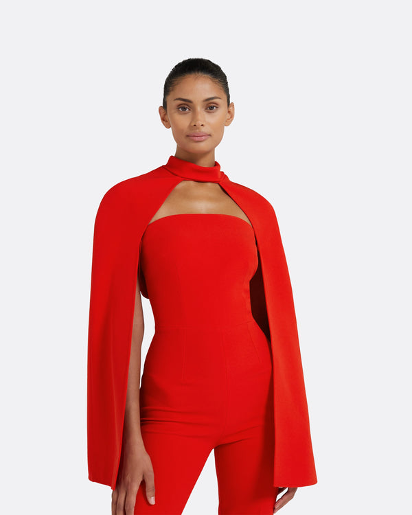 Safiyaa Agnes Cherry Red Harness