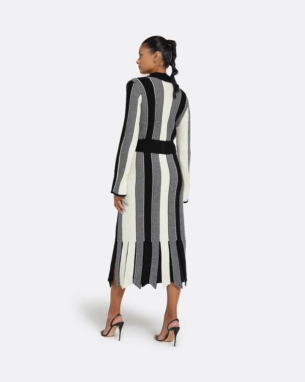 Safiyaa Aiko Multicolour Black/Buttermilk Knit