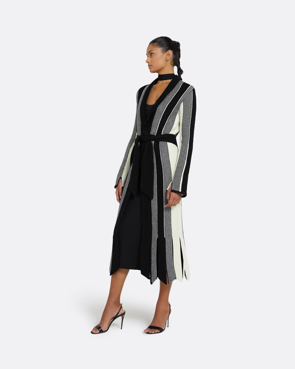 Safiyaa Aiko Multicolour Black/Buttermilk Knit