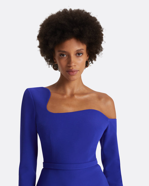 Safiyaa Aime Azure Blue Top