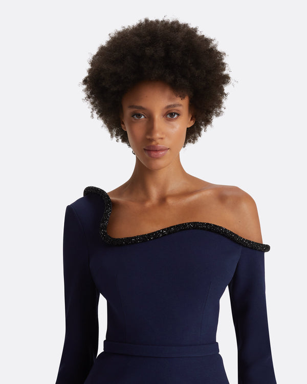 Safiyaa Aime Azurite Blue Top