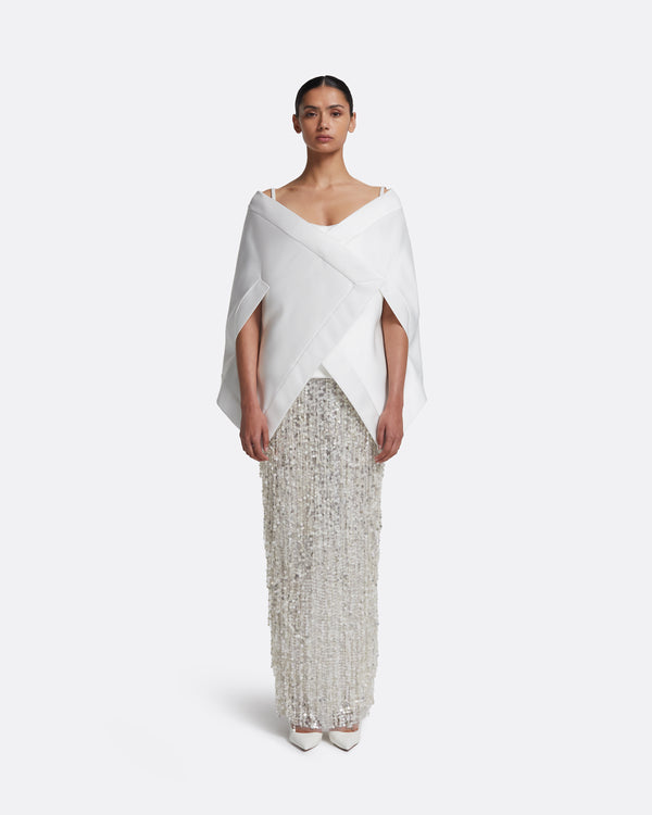 safiyaa Akari Harness in Porcelain