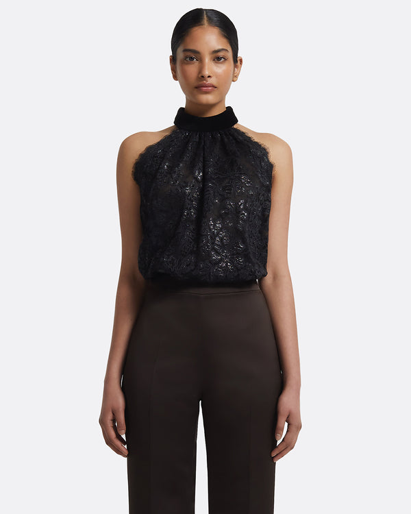 safiyaa Akira Top in Black