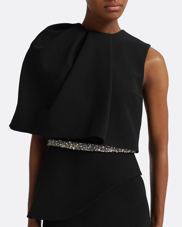 Safiyaa Alambra Long Dress In Black