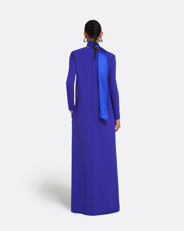 Safiyaa Aleah Azure Blue Long Dress