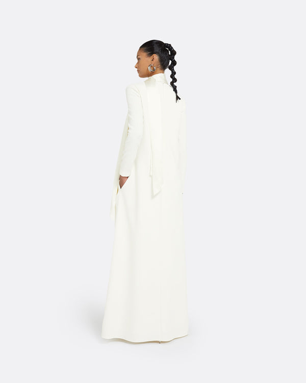 Safiyaa Aleah Ivory Long Dress