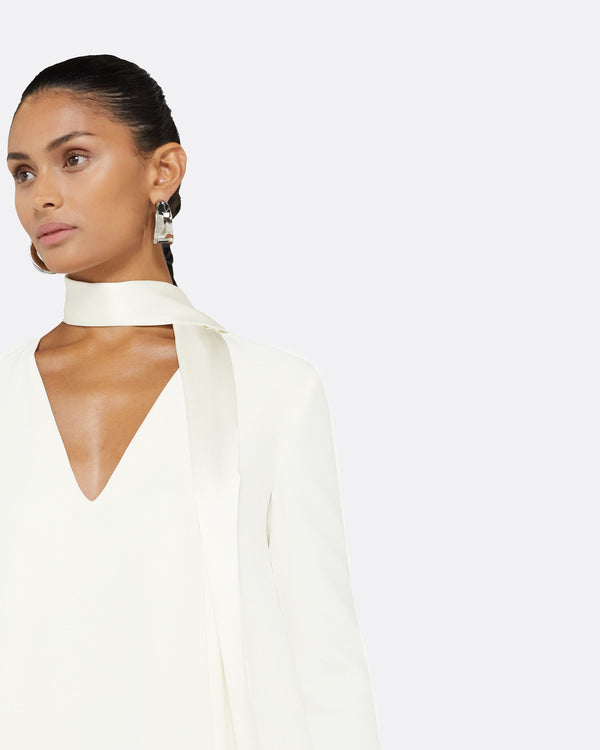 Safiyaa Aleah Ivory Long Dress