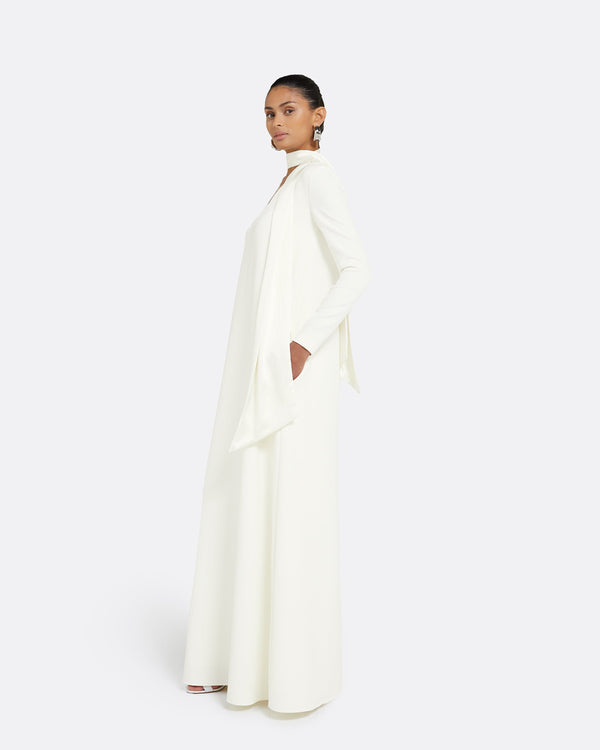 Safiyaa Aleah Ivory Long Dress