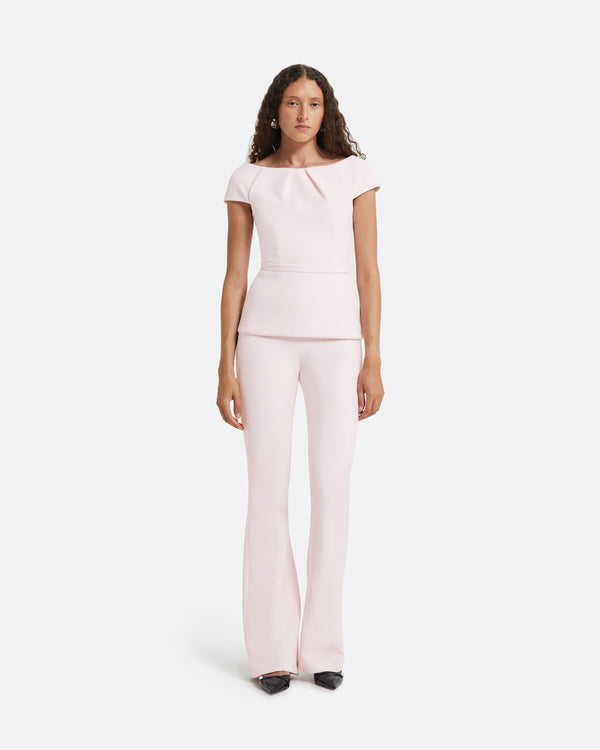 Safiyaa Alexa Barely Pink Trousers