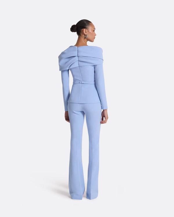 Safiyaa Alexa Carolina Blue Trousers