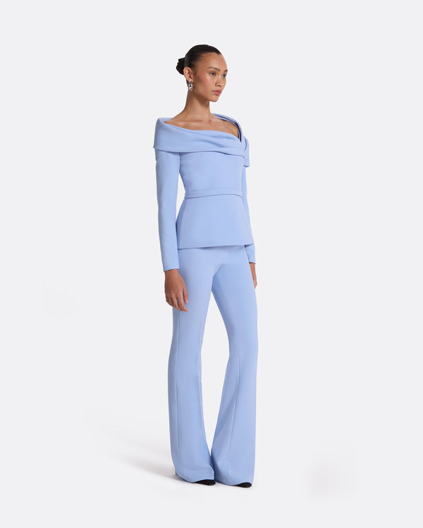safiyaa Alexa Carolina Blue Trousers