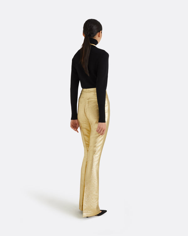 Safiyaa Alexa Gold Trousers