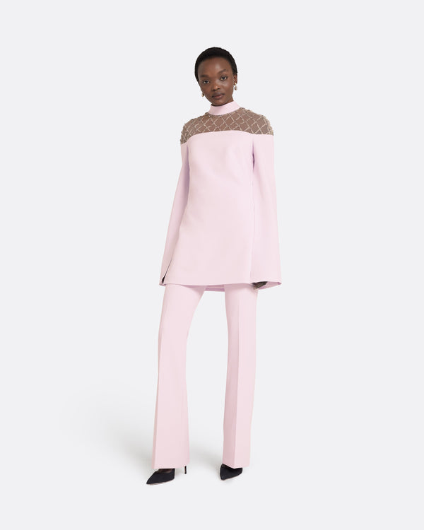 safiyaa Alexa Lilac Snow Trousers