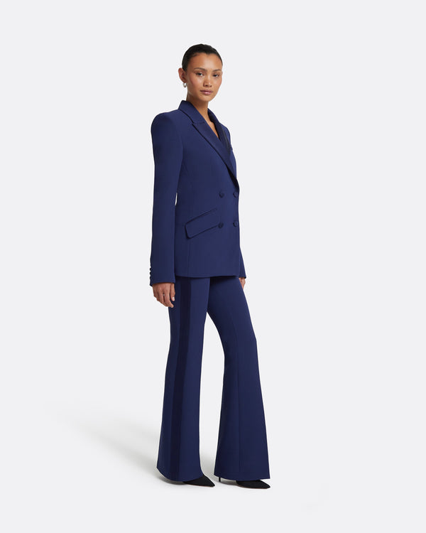 safiyaa Alexa Oxford Blue Trousers