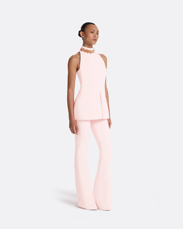 safiyaa Alexa Peony Blush Trousers