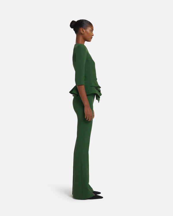 Safiyaa Alexa Trouser In Moss Green