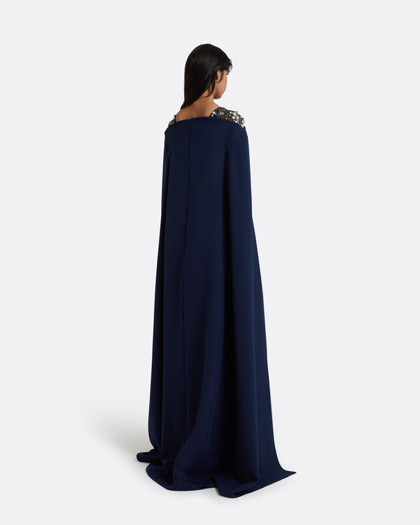 Safiyaa Aleyna Maritime Long Dress