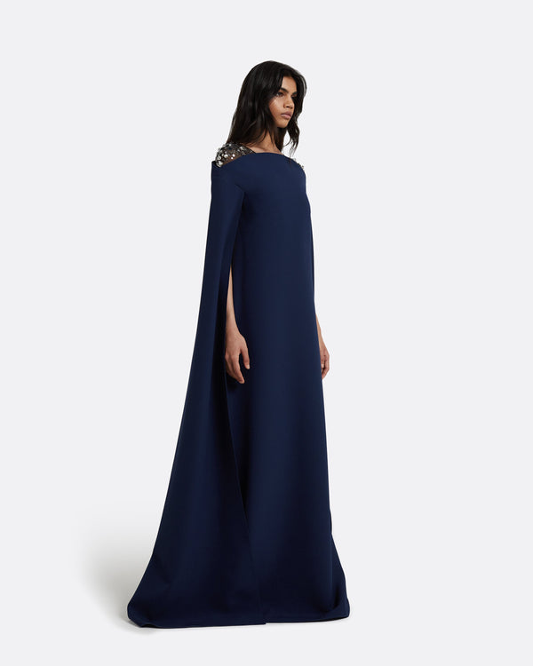 Safiyaa Aleyna Maritime Long Dress