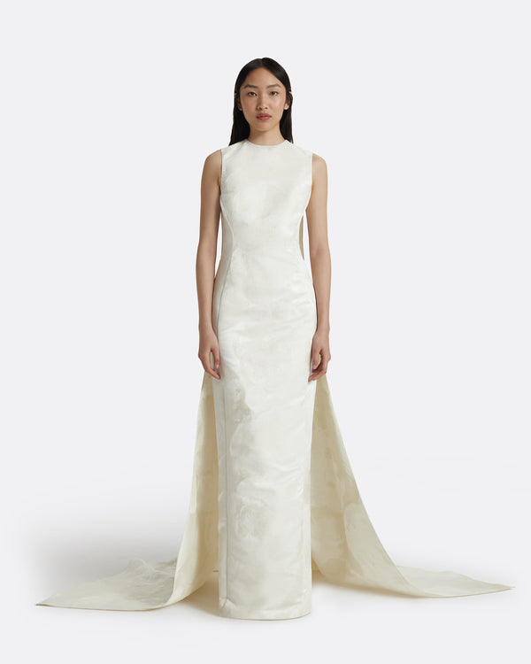 safiyaa Alina Ivory Long Dress