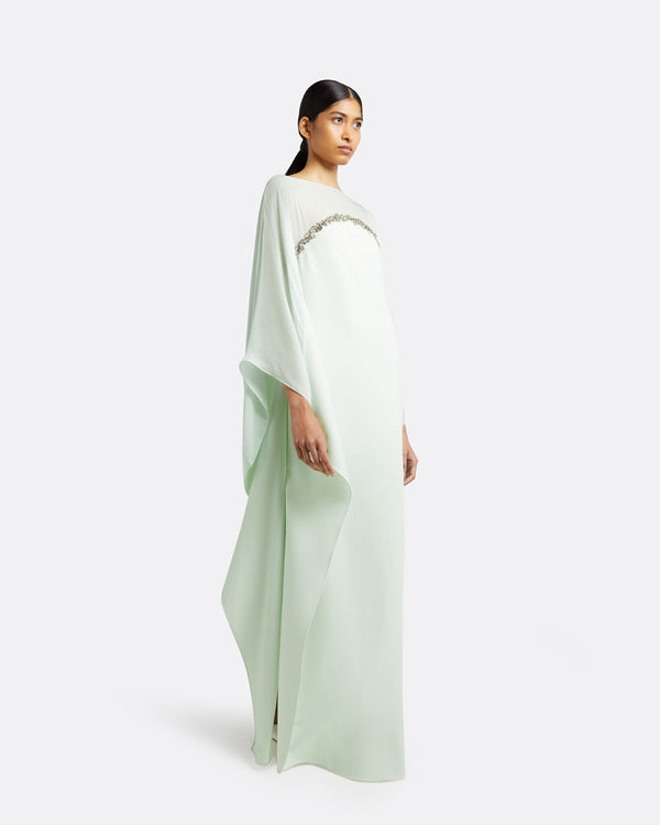 Safiyaa Alma Spearmint Long Dress