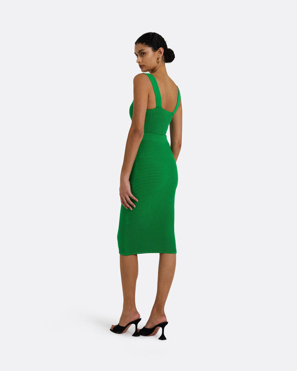 Safiyaa Amal Emerald Crochet Top