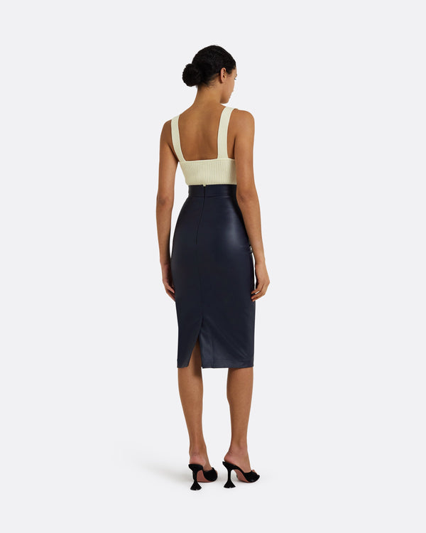 Safiyaa Amal Ivory Crochet Top