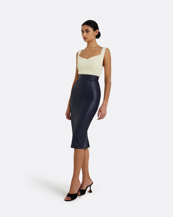 Safiyaa Amal Ivory Crochet Top