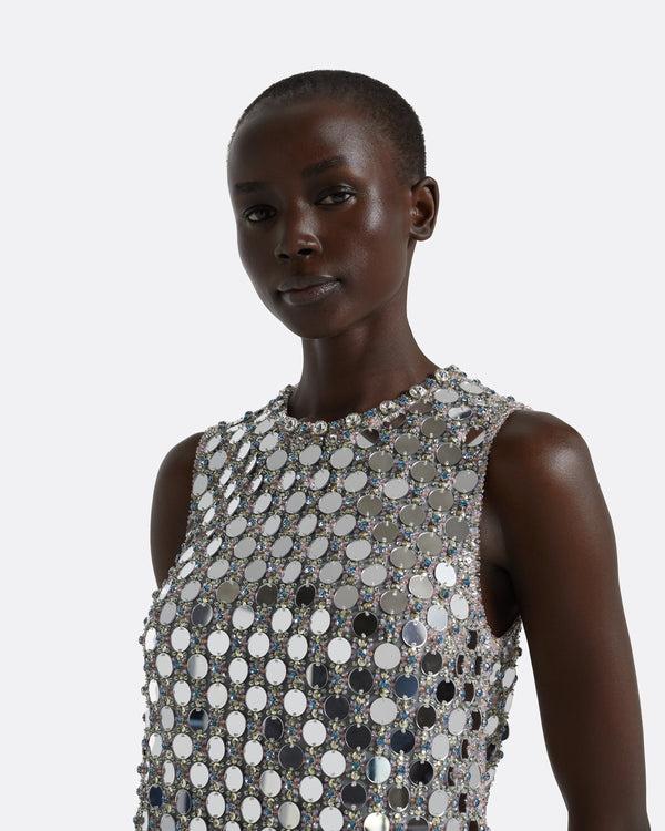 Safiyaa Amal Ivory & Multi-Pastel Short Dress