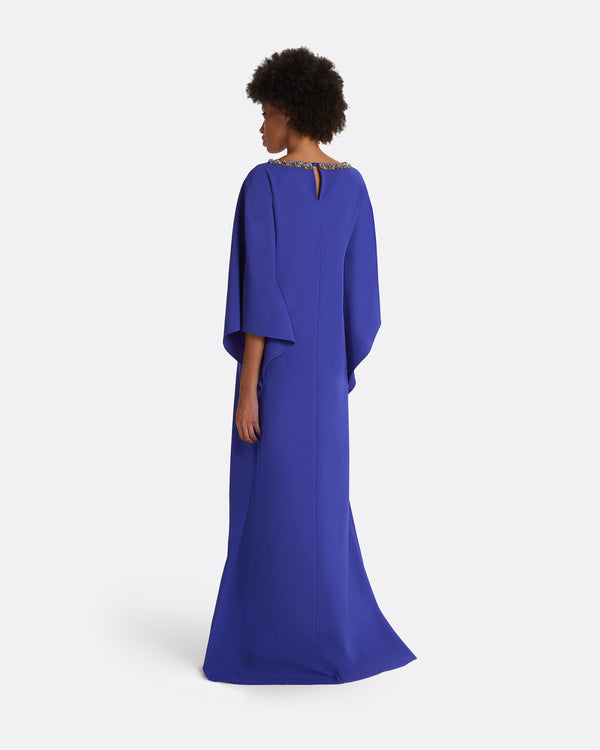 Safiyaa Amarella Azure Blue Long Dress