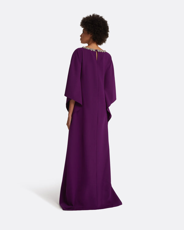Safiyaa Amarella Currant Long Dress