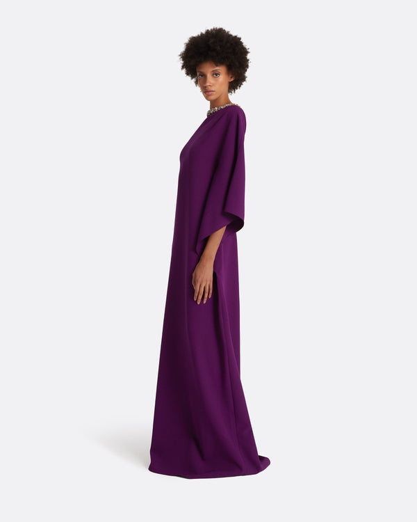 Safiyaa Amarella Currant Long Dress