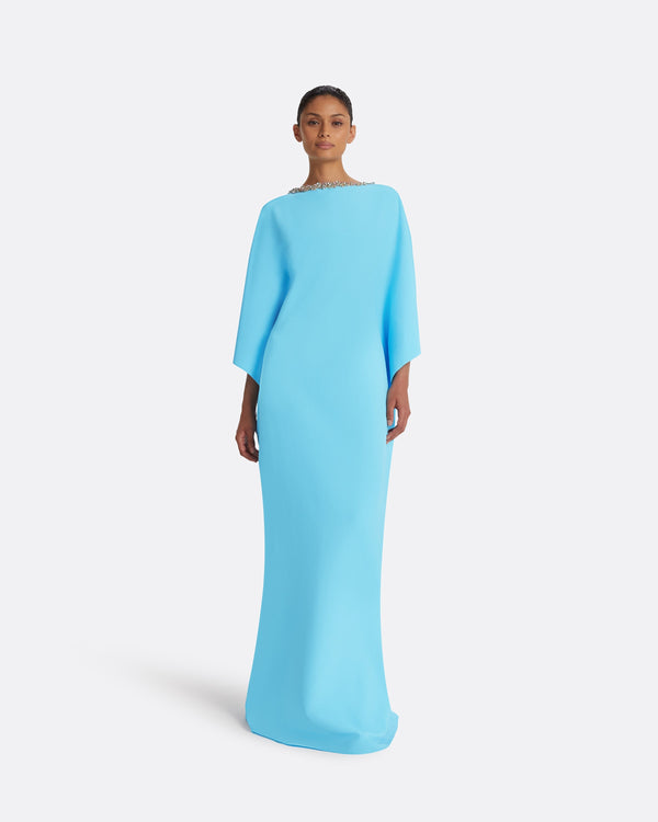 safiyaa Amarella Topaz Long Dress