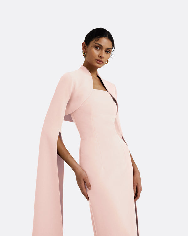 Safiyaa Amari Pale Pink Bolero With Soshin Dress
