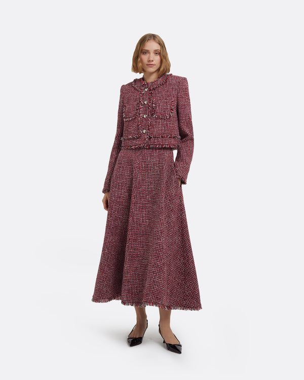 Safiyaa Amaya Jacket In Multi-Pinks