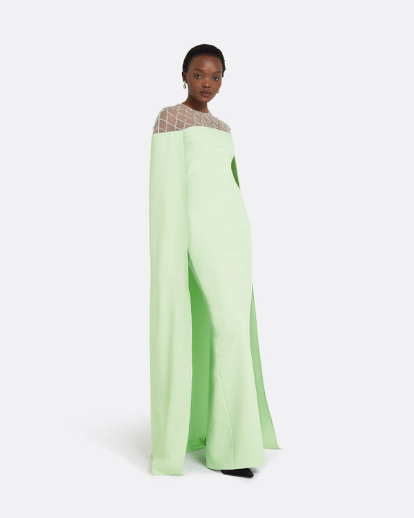 Safiyaa Ambere Aloe Long Dress