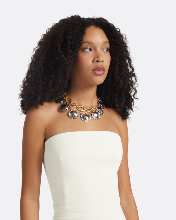 Safiyaa Ammie Ivory Top