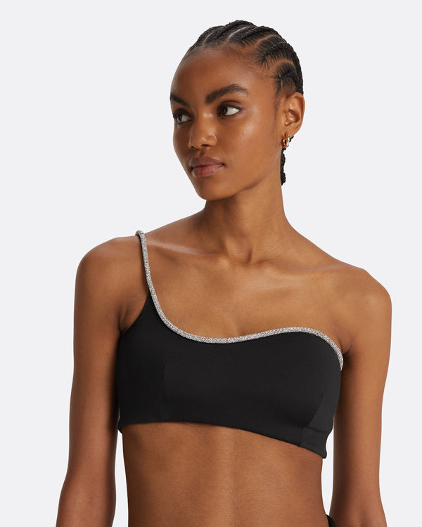 Safiyaa Amyralle Black Bikini Top