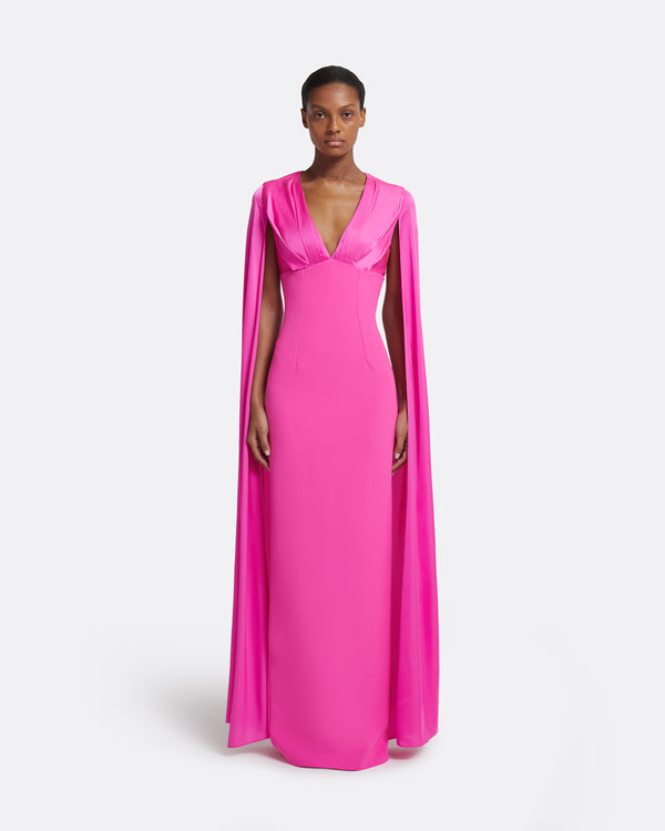 safiyaa Angelina Long Dress in Beverley