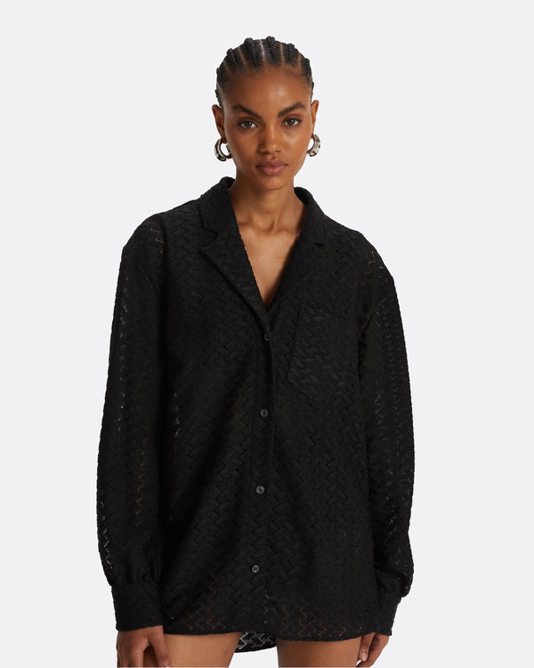 Safiyaa Angelique Black Top