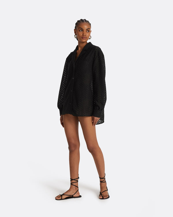 Safiyaa Angelique Black Top