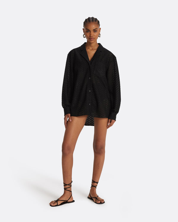 safiyaa Angelique Black Top