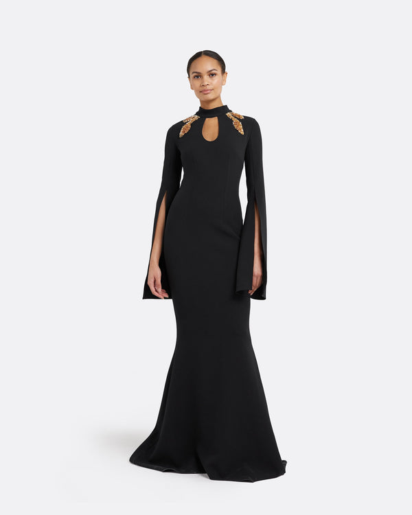 safiyaa Anouk Black Long Dress