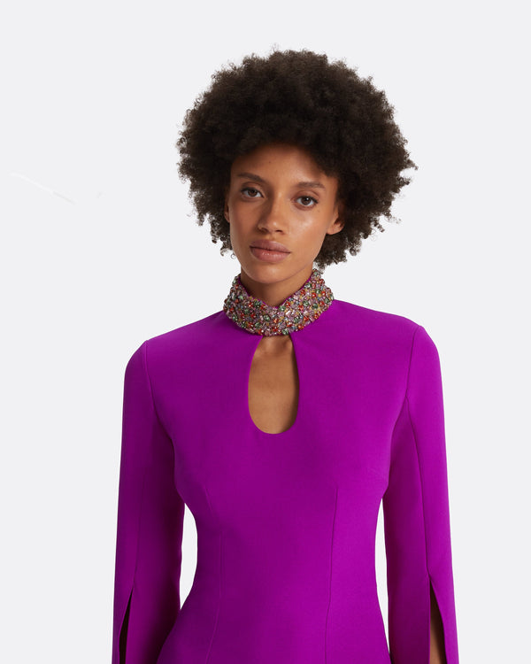 Safiyaa Anouk Magenta Long Dress