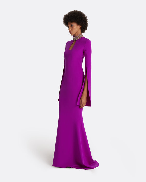 Safiyaa Anouk Magenta Long Dress