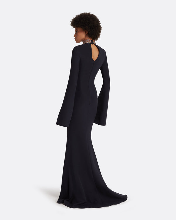 Safiyaa Anouk Midnight Navy Long Dress